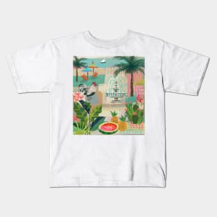 Tropical paradise Kids T-Shirt